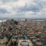 Aerial view of Obalende, Lagos. Photography by Ben Iwara